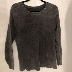 American Eagle Gray Acid Wash Top